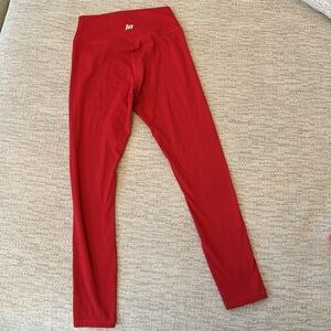 NWT Muscle Nation red leggings - small - buttery soft